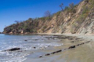 Protected oyster harvesting beds, Playa El Ostional, Nicaragua. ©Hal Brindley