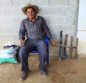 Photo from Johnny (Juan Miguel) Aguilar's machete farmer interviews in northern El Salvador.